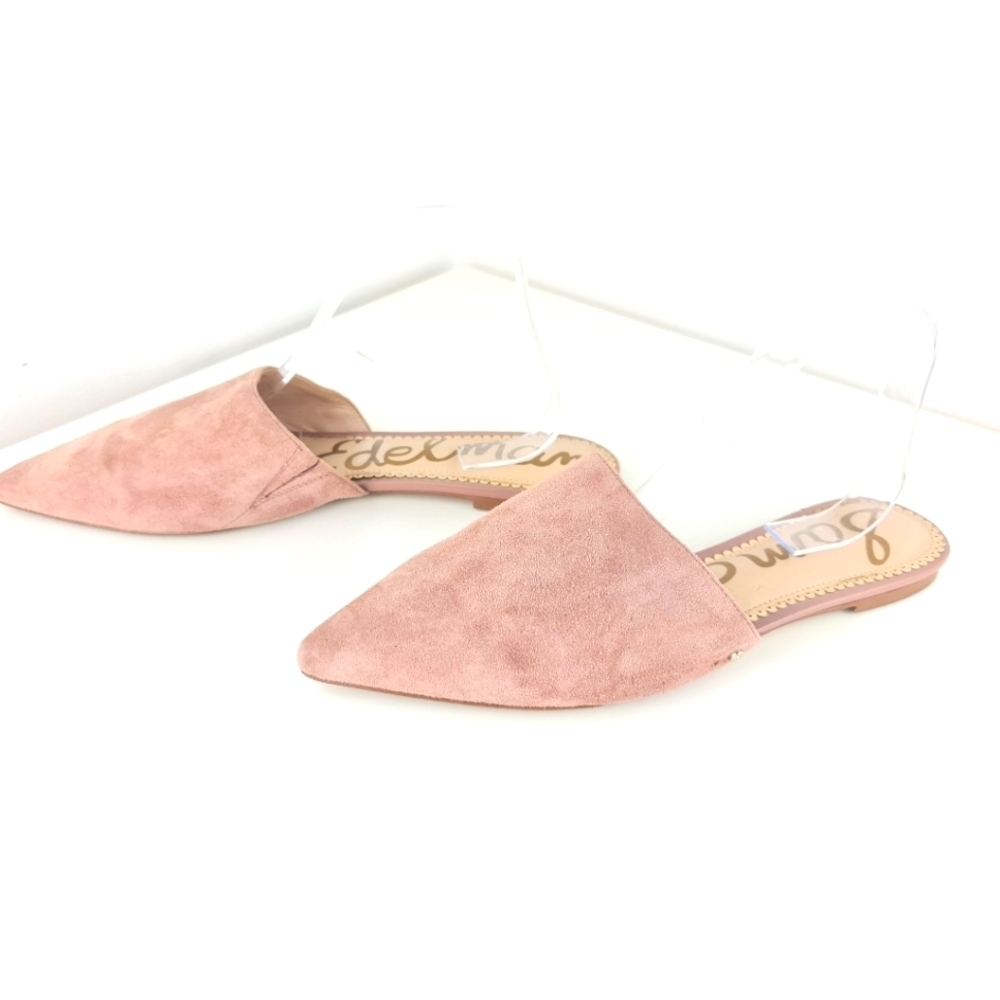 Sam Edelman Women's Rumi Mule Suede Light Pink Size 10.5